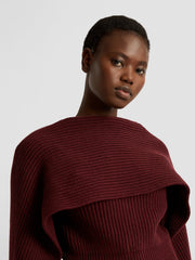 Draped jumper AW24_W1KT5_RCAK Erdem    - Collagerie