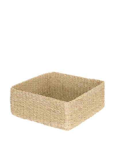 Rebecca Udall Medium abaca square storage basket at Collagerie