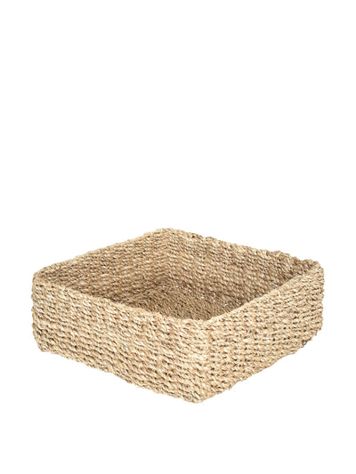 Rebecca Udall Small abaca square storage basket at Collagerie