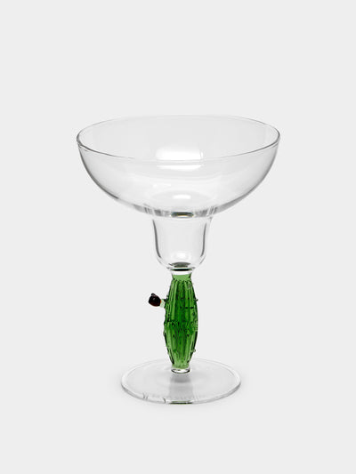 Casarialto Cactus hand-blown murano glass margarita glasses (set of 4) at Collagerie