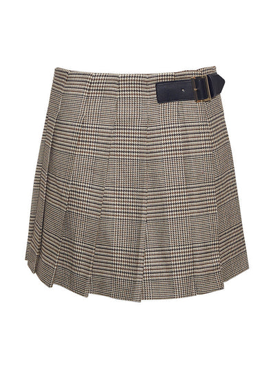 Cara Cara Glen hound plaid Abbey skirt at Collagerie