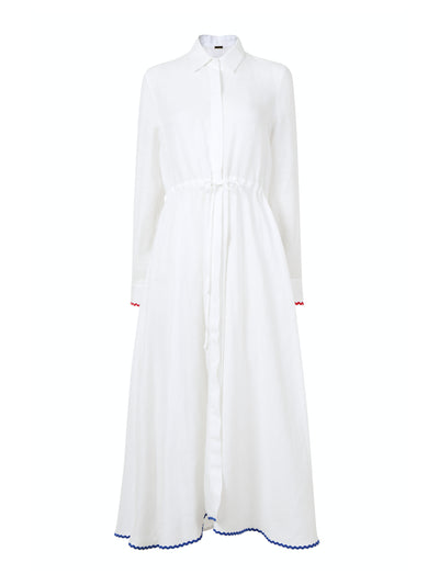 Oramai White Amalfi long dress at Collagerie