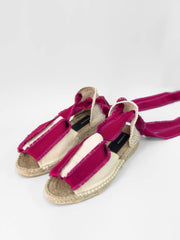 Exclusive pink fringed Amalia espadrilles Shoes Antonia's    - Collagerie