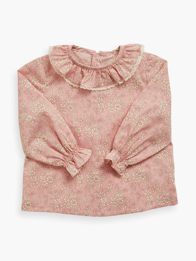 Amaia Capel pink liberty Amelia baby blouse at Collagerie