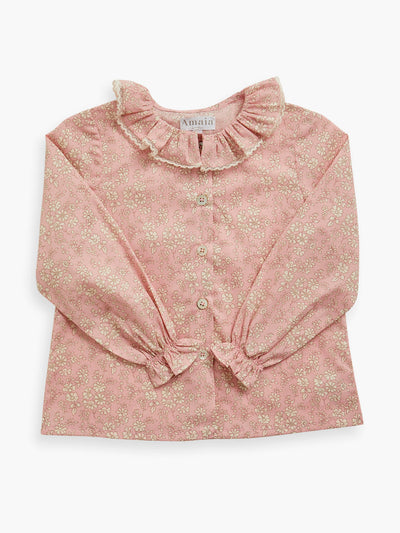 Amaia Capel pink liberty Amelia blouse at Collagerie