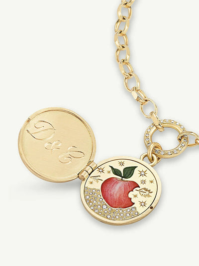 Cece Jewellery Apple of my eye locket at Collagerie