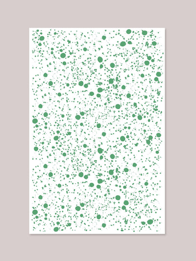 Hot Pottery Smoke Green Hot Pottery X Polkra tablecloth at Collagerie