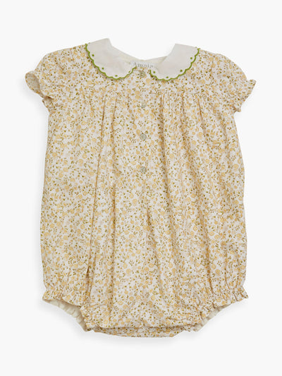 Amaia Yellow minifloral Arabelle romper at Collagerie