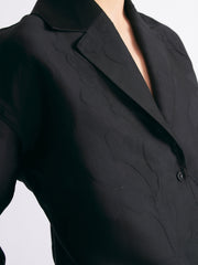 Arona shirt in black embossed cloque  Emilia Wickstead    - Collagerie