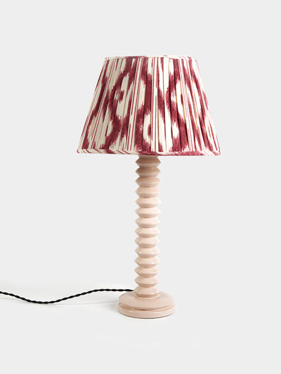 Hadeda Aztec lamp base dusty pink at Collagerie