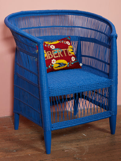 Hadeda Traditional single seater in blue at Collagerie