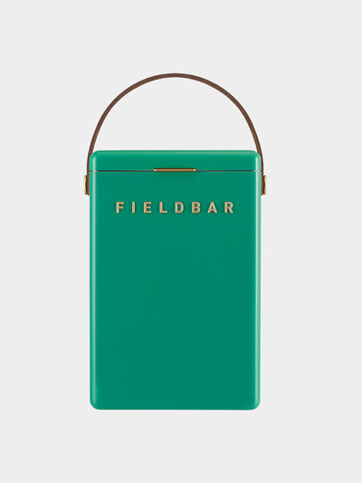 Hadeda Parisian green fieldbar drinks box at Collagerie