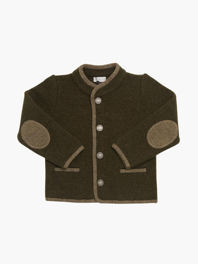 Amaia Moss green Austrian wool jacket at Collagerie