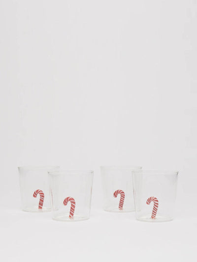 Maison Margaux Candy cane glasses, set of 4 at Collagerie