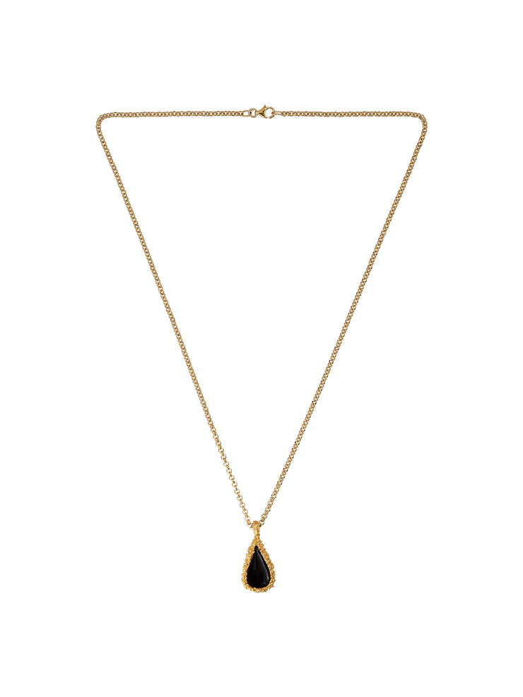 The Teardrop of the Past enamel necklace
