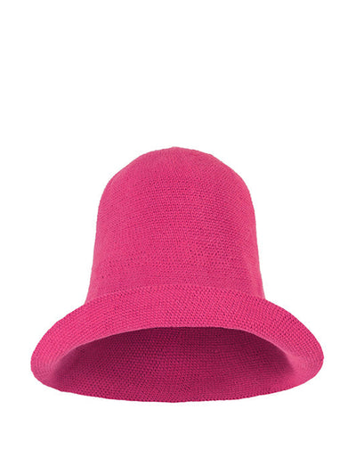 BrunnaCo Bloom crochet hat in hot pink at Collagerie