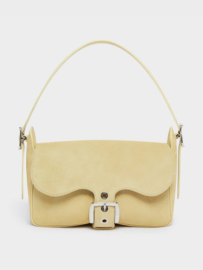 J&M Davidson Bonny shoulder bag, pastel yellow at Collagerie