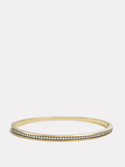 By Pariah Gold classic diamond bangle at Collagerie