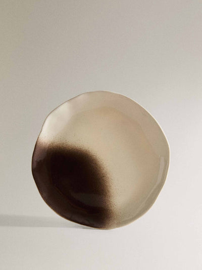Zara Home x Collagerie Ombre stoneware side plate at Collagerie