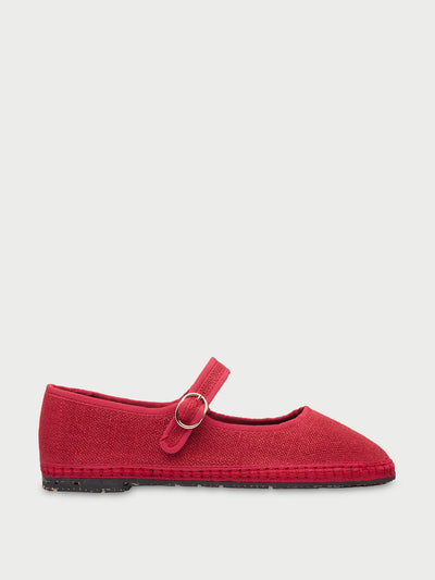 Flabelus Red Baggins Mary Jane flats at Collagerie