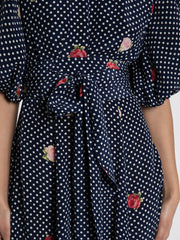 Sienna floral dot dress