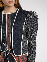 Cropped quilted Willa jacket