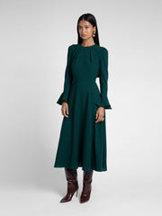 Forest green Yahvi dress