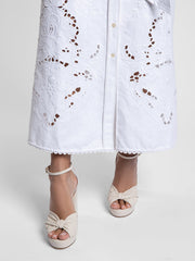 Esther white cutwork dress Clothing Beulah London    - Collagerie