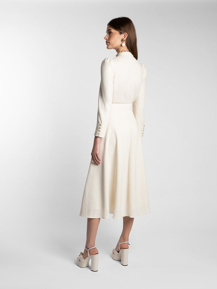 Ahana cream dress Clothing Beulah London    - Collagerie