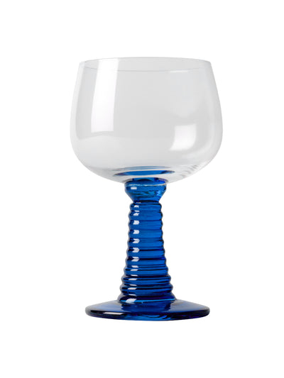 In The Roundhouse Navy wine goblets (set of 2) at Collagerie