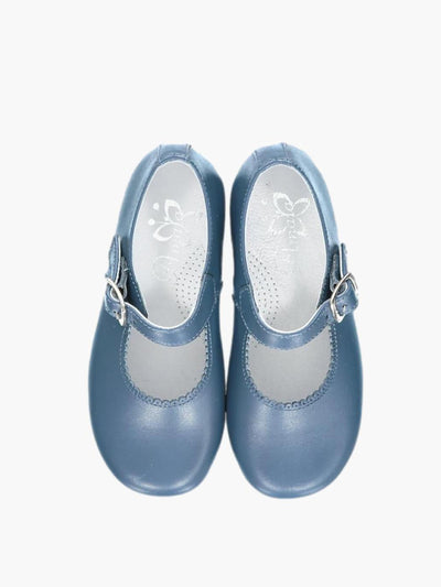 Amaia Blue Mary Jane girl shoes at Collagerie