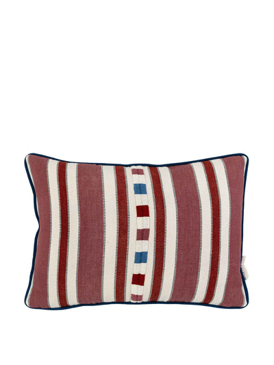 Wicklewood Raya pink red oblong cushion at Collagerie