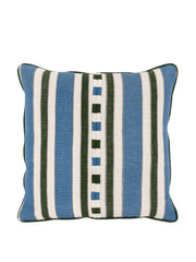 Raya blue green square cushion cushion Wicklewood    - Collagerie