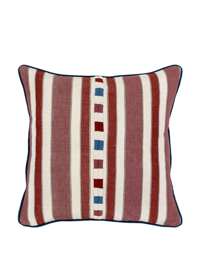 Wicklewood Raya pink red square cushion at Collagerie