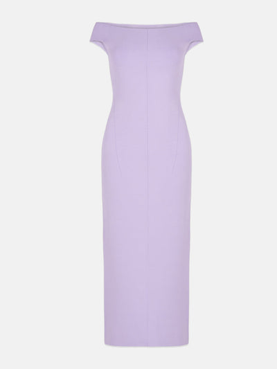 Galvan Aphrodite lilac dress at Collagerie