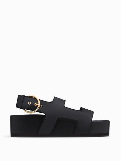NEOUS Black Cher sandals at Collagerie
