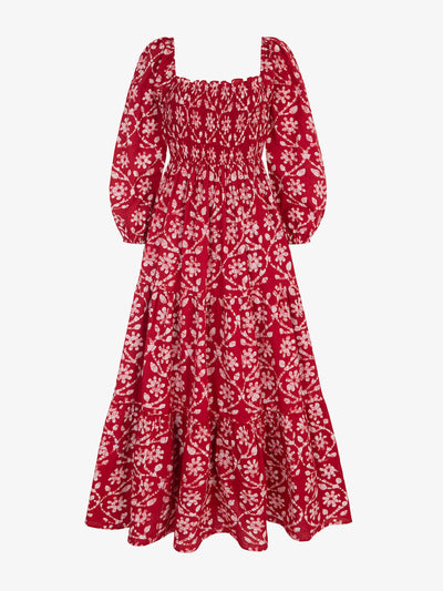 Pink City Prints Scarlet forest Cindy dress at Collagerie