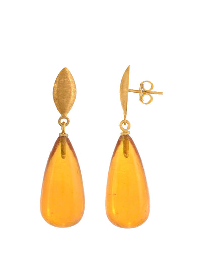 Shyla Jewellery Citrine Corine earrings at Collagerie