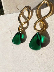 Emerald Corsica earrings