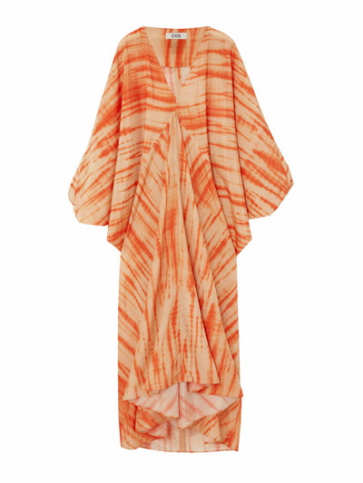 Cos Oversized silk kaftan dress at Collagerie