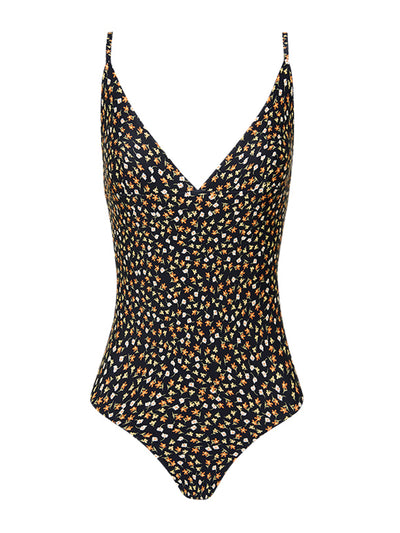 Matteau Meadow crossback plunge maillot at Collagerie