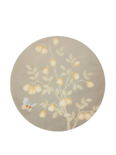 Addison Ross Grey chinoiserie coasters, set of 4 at Collagerie