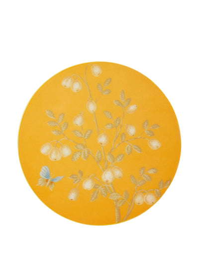 Addison Ross Yellow chinoiserie coasters, set of 4 at Collagerie