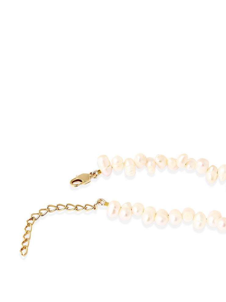 Gold and pearls Camille necklace