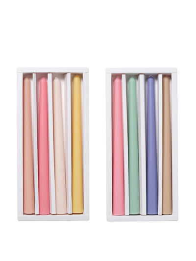 In the Roundhouse Pastel taper candle set at Collagerie