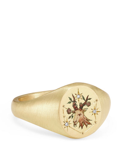 Cece Jewellery Capricorn ring at Collagerie