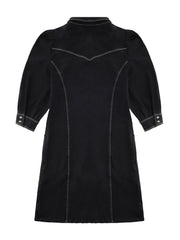 Cassidy dress in washed black