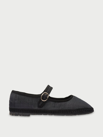 Flabelus Black Caufield Mary Jane flats at Collagerie