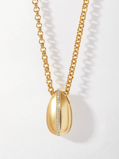 Edge of Ember Dome pavé necklace at Collagerie