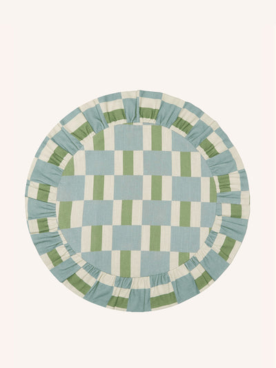Balu London Checkers linen placemat at Collagerie